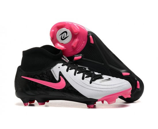 Nike Phantom Luna Elite FG Black Pink White Soccer Cleats For Men