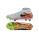 Nike Phantom Luna Elite FG Grey Black Brown High Soccer Cleats For Men