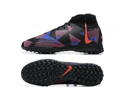 Nike Phantom Luna Elite FG High Black Orange Blue Soccer Cleats For Men 