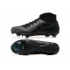 Nike Phantom Luna Elite FG High Top All Black Soccer Cleats For Men