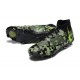 Nike Phantom Luna Elite FG High Top Black Green Soccer Cleats For Men