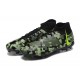 Nike Phantom Luna Elite FG High Top Black Green Soccer Cleats For Men