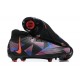 Nike Phantom Luna Elite FG High Top Black Pink Soccer Cleats For Men