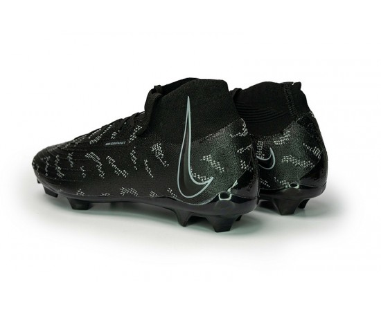 Nike Phantom Luna Elite FG High Top Black White Soccer Cleats For Men And Women