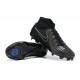 Nike Phantom Luna Elite FG High Top Black White Soccer Cleats For Men