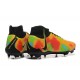 Nike Phantom Luna Elite FG High Top Black Yellow Soccer Cleats For Men