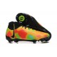 Nike Phantom Luna Elite FG High Top Black Yellow Soccer Cleats For Men