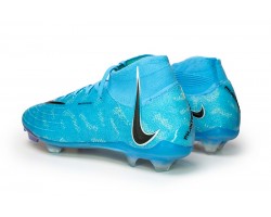 Nike Phantom Luna Elite FG High Top Blue Black Soccer Cleats For Men And Women 