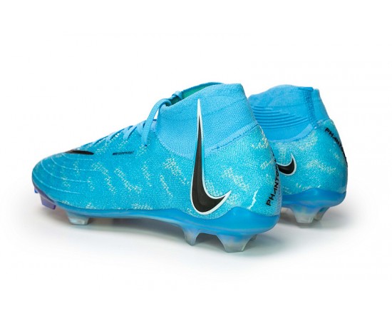 Nike Phantom Luna Elite FG High Top Blue Black Soccer Cleats For Men And Women