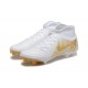 Nike Phantom Luna Elite FG High Top Gold White Soccer Cleats For Men