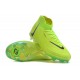 Nike Phantom Luna Elite FG High Top Green Yellow Black Soccer Cleats For Men And Women