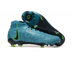 Nike Phantom Luna Elite FG High Top Ltblue Black Green Soccer Cleats For Men 