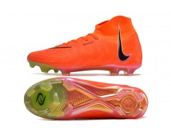 Nike Phantom Luna Elite FG High Top Orange Black Soccer Cleats For Men And Women 