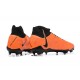 Nike Phantom Luna Elite FG High Top Orange Black Soccer Cleats For Men