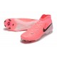 Nike Phantom Luna Elite FG High Top Peach Black Soccer Cleats For Men