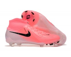 Nike Phantom Luna Elite FG High Top Peach Black Soccer Cleats For Men 