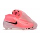 Nike Phantom Luna Elite FG High Top Peach Black Soccer Cleats For Men