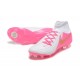 Nike Phantom Luna Elite FG High Top Peach White Gold Soccer Cleats For Men