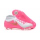 Nike Phantom Luna Elite FG High Top Peach White Gold Soccer Cleats For Men