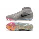 Nike Phantom Luna Elite FG High Top Pink Grey Black Soccer Cleats For Men