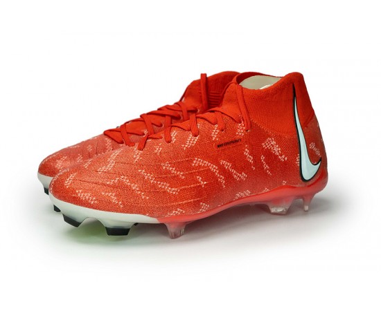 Nike Phantom Luna Elite FG High Top Red Soccer Cleats For Men And Women