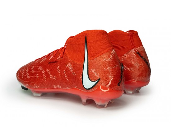 Nike Phantom Luna Elite FG High Top Red Soccer Cleats For Men And Women