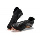 Nike Phantom Luna Elite FG High Top Soccer Cleats Black Orange For Men