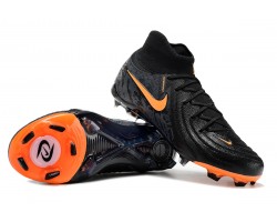 Nike Phantom Luna Elite FG High Top Soccer Cleats Black Orange For Men 