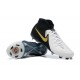 Nike Phantom Luna Elite FG High Top White Black Gold Soccer Cleats For Men And Women