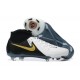 Nike Phantom Luna Elite FG High Top White Black Gold Soccer Cleats For Men And Women