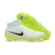 Nike Phantom Luna Elite FG High Top White Black Yellow Green Soccer Cleats For Men