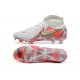 Nike Phantom Luna Elite FG High Top White Orange Soccer Cleats For Men