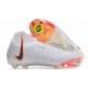 Nike Phantom Luna Elite FG High Top White Orange Soccer Cleats For Men And Women