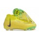 Nike Phantom Luna Elite FG High Top Yellow Black Soccer Cleats For Men And Women