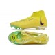 Nike Phantom Luna Elite FG High Top Yellow Black Soccer Cleats For Men And Women