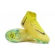 Nike Phantom Luna Elite FG High Top Yellow Black Soccer Cleats For Men And Women