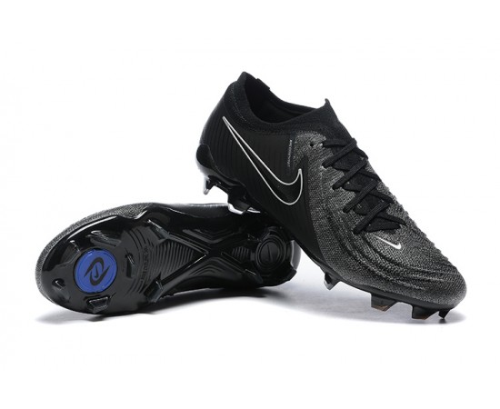 Nike Phantom Luna Elite FG Low All Black Soccer Cleats For Men