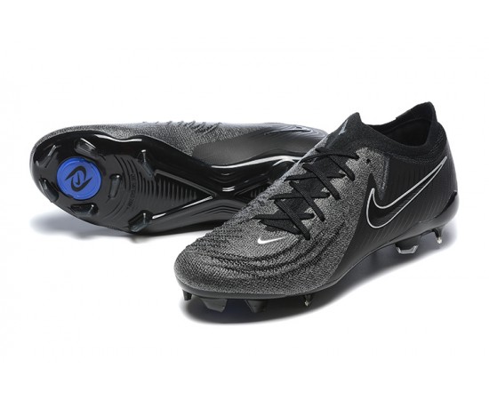 Nike Phantom Luna Elite FG Low All Black Soccer Cleats For Men