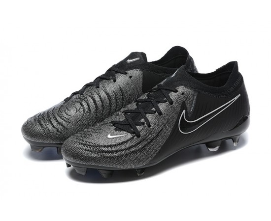 Nike Phantom Luna Elite FG Low All Black Soccer Cleats For Men