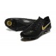 Nike Phantom Luna Elite FG Low Black Gold Soccer Cleats For Men