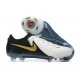 Nike Phantom Luna Elite FG Low Black Gold White Soccer Cleats For Men