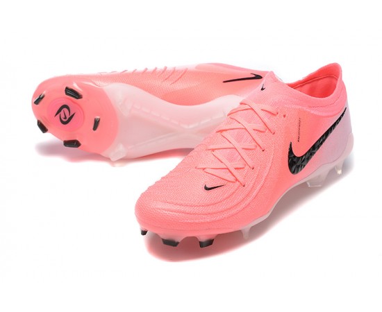 Nike Phantom Luna Elite FG Low Black Pink Soccer Cleats For Men