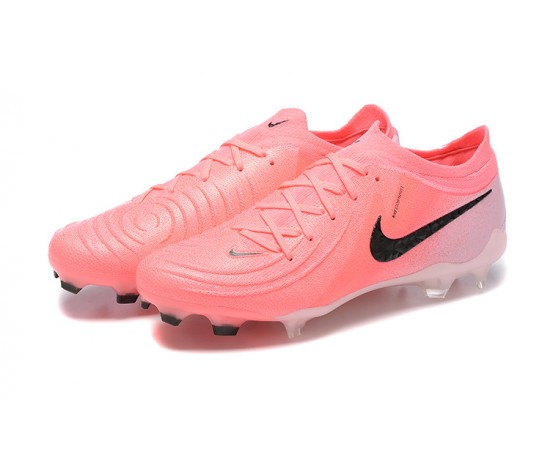 Nike Phantom Luna Elite FG Low Black Pink Soccer Cleats For Men