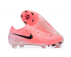 Nike Phantom Luna Elite FG Low Black Pink Soccer Cleats For Men 