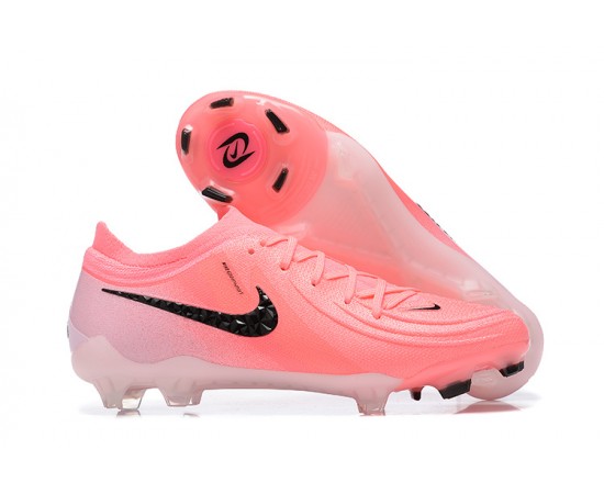 Nike Phantom Luna Elite FG Low Black Pink Soccer Cleats For Men