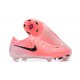 Nike Phantom Luna Elite FG Low Black Pink Soccer Cleats For Men