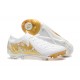 Nike Phantom Luna Elite FG Low Gold White Soccer Cleats For Men