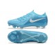 Nike Phantom Luna Elite FG Low Ltblue White Soccer Cleats For Men