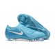 Nike Phantom Luna Elite FG Low Ltblue White Soccer Cleats For Men