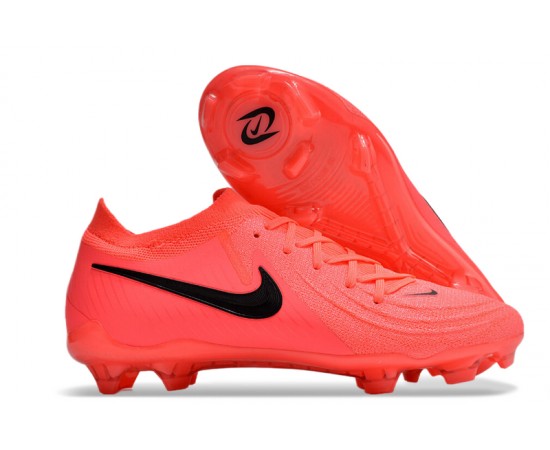 Nike Phantom Luna Elite FG Low Peach Black Soccer Cleats For Men And Women